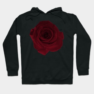 Dark Red Rose Hoodie